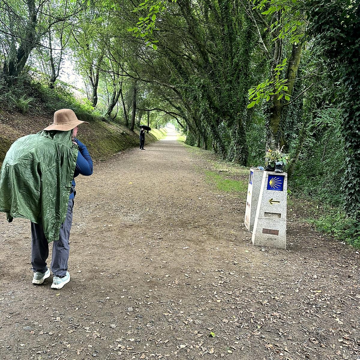 Grupo de Ultreia llegando al Obradoiro